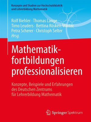 cover image of Mathematikfortbildungen professionalisieren